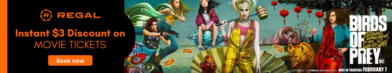 Birds of Prey Regal Movie Offers