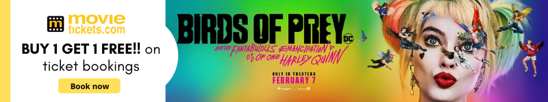 Birds Of Prey Movie Tickets Offers