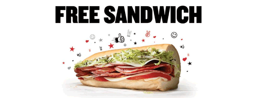 Free Sandwich At Jimmy John’s