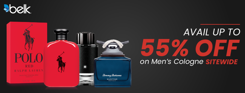 Belk Coupons for Men’s Cologne: Save Up To 55% Sitewide